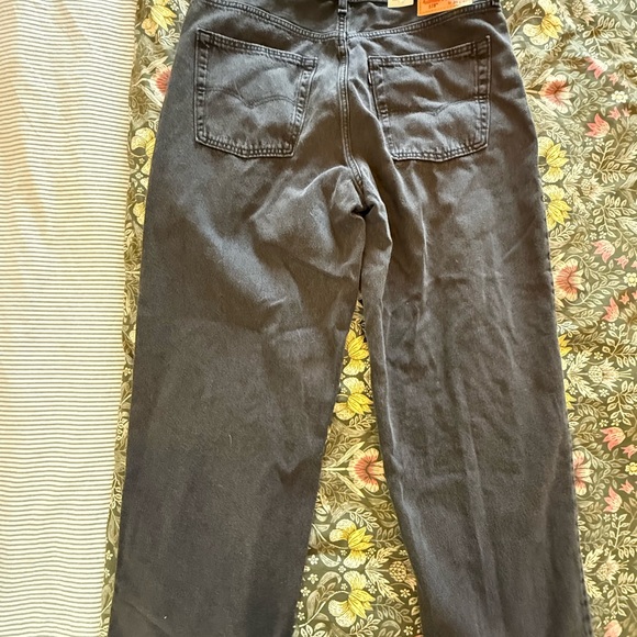 Levi's Charcoal Denim Jeans 578 Baggy 36x34 - Picture 4 of 6